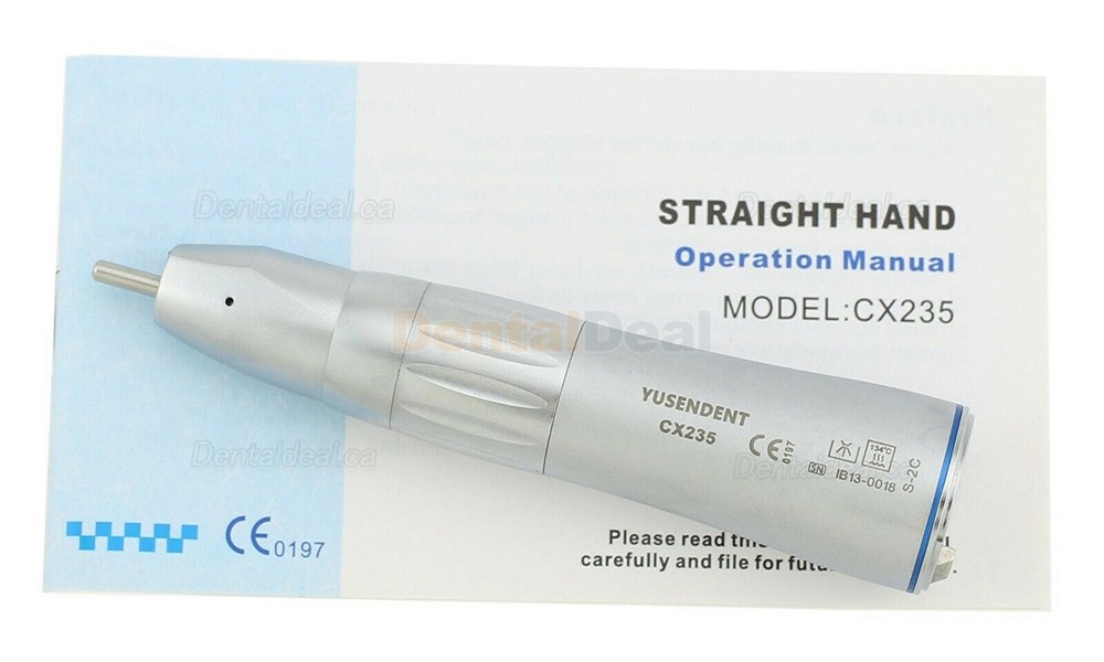 YUSENDENT&reg; COXO CX235-2C Dental Straight Handpiece with Light